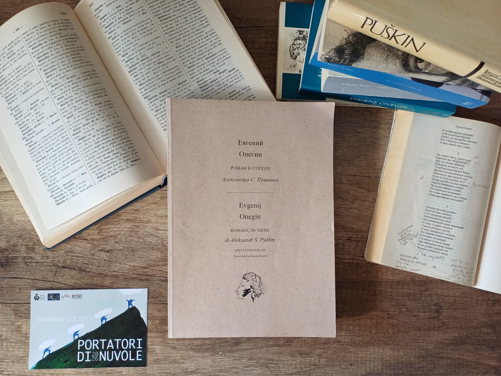 Esperimenti di traduzione poetica dal russo al friulano. Mansarda Asilo Vecchio, San Vito di Cadore